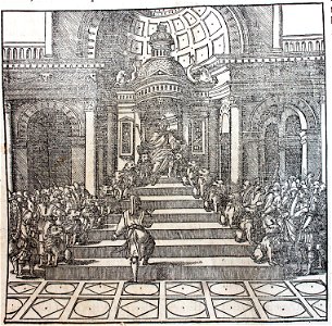 "Biblia : his accesserunt schemata Tabernaculi Mosaici & Templi Salomonis...". Free illustration for personal and commercial use.