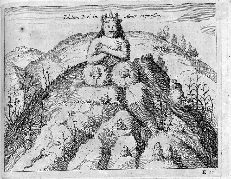"Idolum FE in Monte expressum"