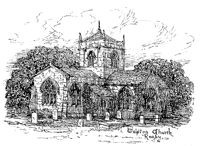 260 - Wolston Church, Rugby. Free illustration for personal and commercial use.