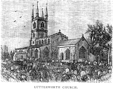 120 - Lutterworth Church. Free illustration for personal and commercial use.