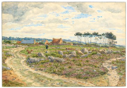 Henri Rivière – Loguivy, juin 1901 [from Maître français de l ukiyo-e Henri Rivière]