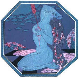 George Barbier – Le Dernier Amant [from BARBIER COLLECTION II LES CHANSONS DE BILITIS]. Free illustration for personal and commercial use.