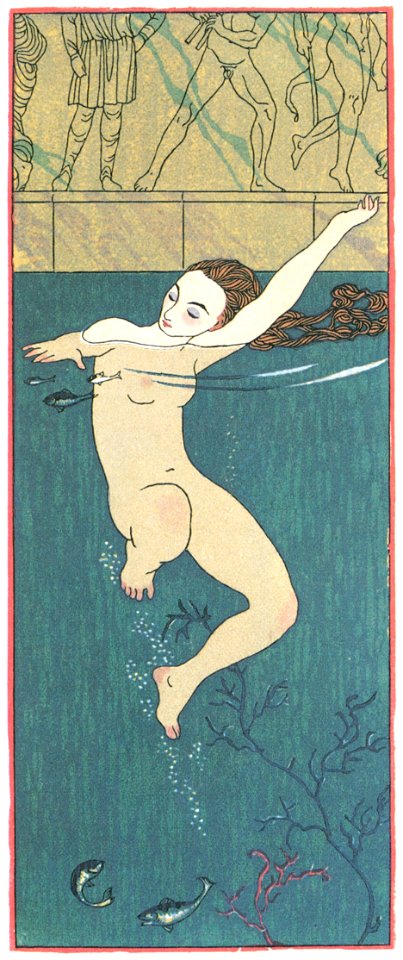 George Barbier – Le Bain [from BARBIER COLLECTION II LES CHANSONS DE BILITIS]