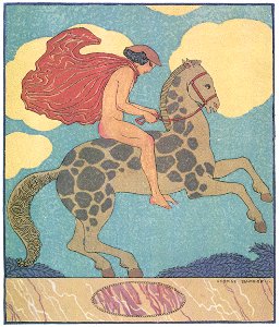 George Barbier – L’Étranger [from BARBIER COLLECTION II LES CHANSONS DE BILITIS]. Free illustration for personal and commercial use.