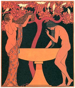 George Barbier – L’eau Pure du Bassin [from BARBIER COLLECTION II LES CHANSONS DE BILITIS]