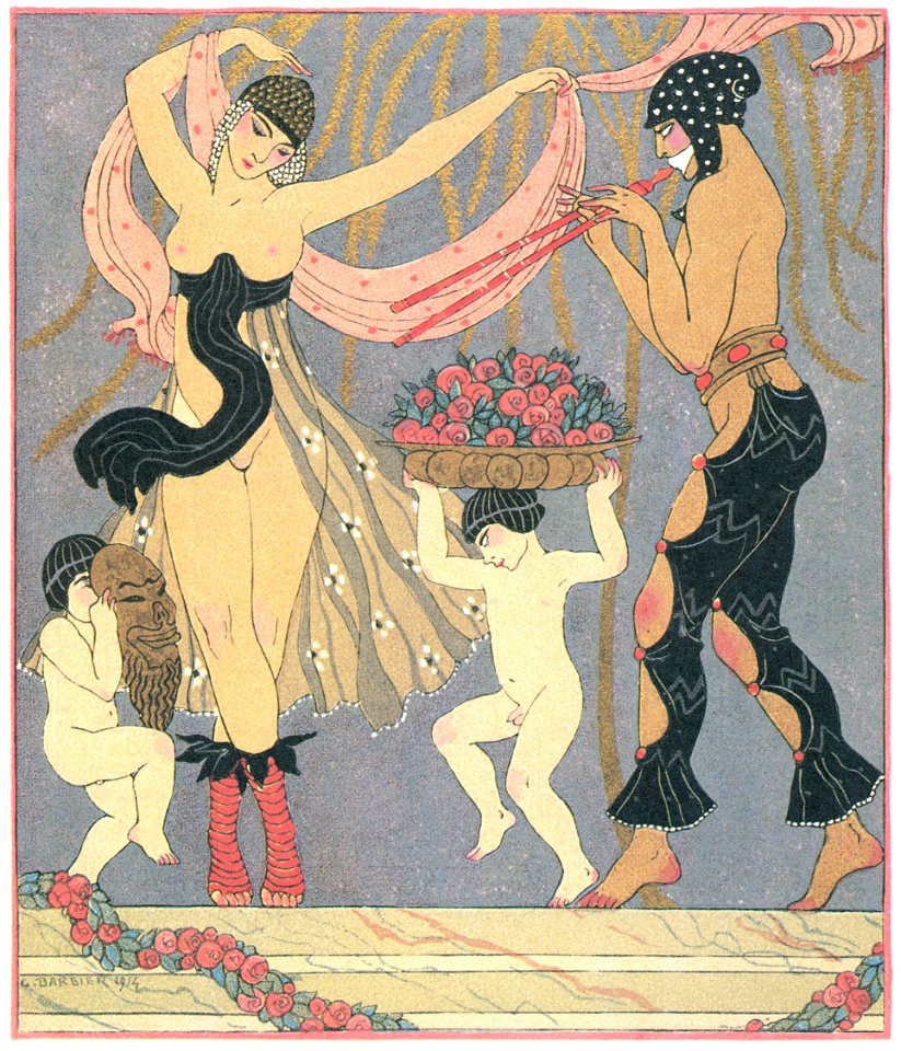 George Barbier – La Valse des Fleurs [from BARBIER COLLECTION II LES CHANSONS DE BILITIS]