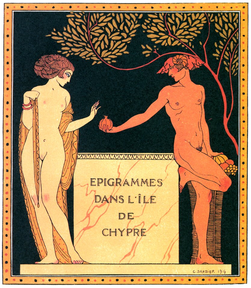 George Barbier – Epigrammes Dans L’île De Chypre [from BARBIER COLLECTION II LES CHANSONS DE BILITIS]
