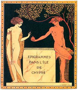 George Barbier – Epigrammes Dans L’île De Chypre [from BARBIER COLLECTION II LES CHANSONS DE BILITIS]. Free illustration for personal and commercial use.