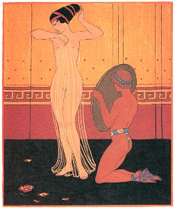 George Barbier – La Purification [from BARBIER COLLECTION II LES CHANSONS DE BILITIS]. Free illustration for personal and commercial use.