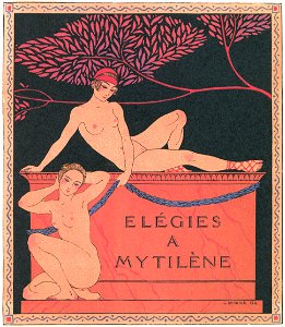 George Barbier – Elégies a Mytilène [from BARBIER COLLECTION II LES CHANSONS DE BILITIS]. Free illustration for personal and commercial use.