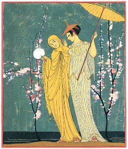 George Barbier – La Rencontre [from BARBIER COLLECTION II LES CHANSONS DE BILITIS]