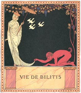George Barbier – Vie de Bilitis [from BARBIER COLLECTION II LES CHANSONS DE BILITIS]. Free illustration for personal and commercial use.