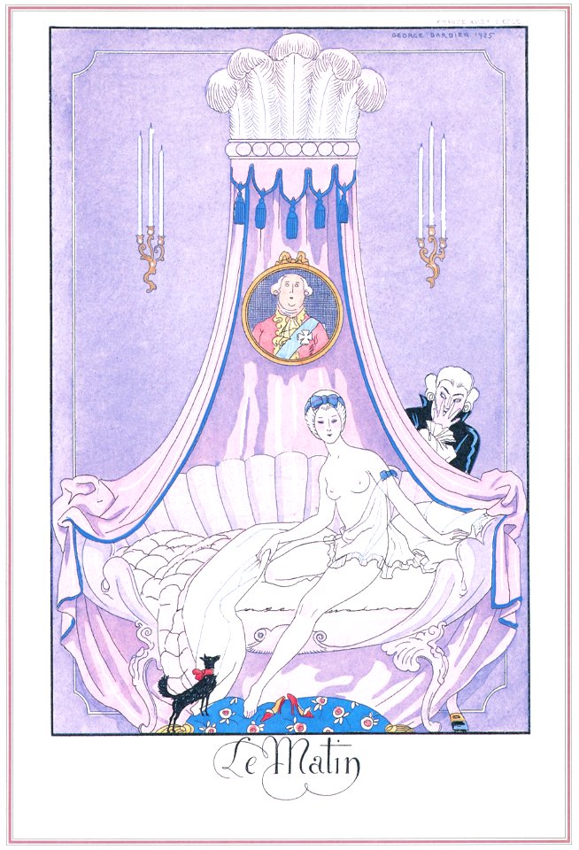 George Barbier – Le Matin [from BARBIER COLLECTION I FASHION CALENDAR 1922-1926]