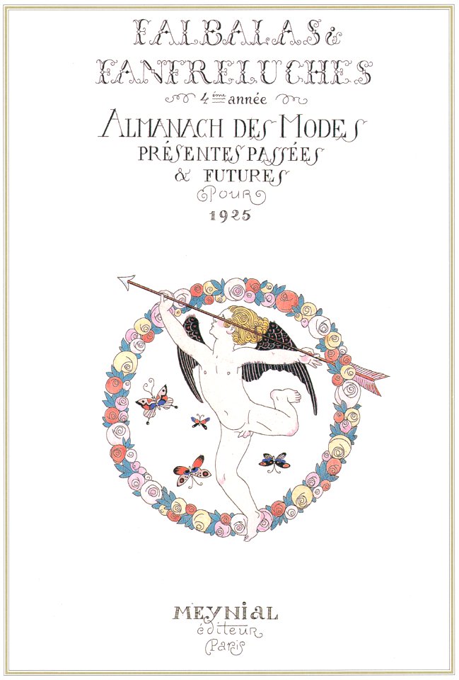 George Barbier – Falbalas et fanfreluches. Almanach des modes présentés, passées et futures pour 1925 [from BARBIER COLLECTION I FASHION CALENDAR 1922-1926]