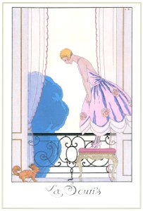 George Barbier – La Souris [from BARBIER COLLECTION I FASHION CALENDAR 1922-1926]