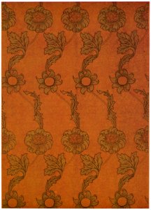 William Morris – Kennet design (for silk) [from William Morris Full-Color Patterns and Designs]. Free illustration for personal and commercial use.