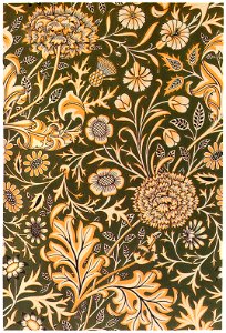 William Morris – Cherwell design (for printed velveteen) [from William Morris Full-Color Patterns and Designs]