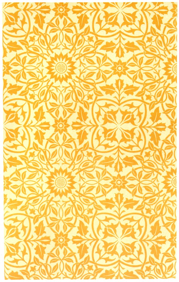 William Morris – Ceiling paper (designed for St. James’s Palace) [from William Morris Full-Color Patterns and Designs]