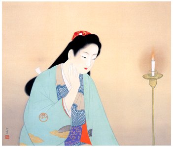 Uemura Shōen – Meditation [from Uemura Shōen Exhibition on the 50th Anniversary of Her Death]