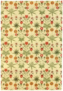 William Morris – Daisy design (for wallpaper) [from William Morris Full-Color Patterns and Designs]