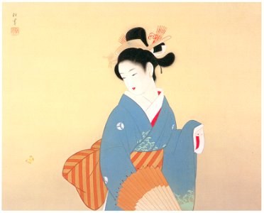 Uemura Shōen – Spring Breeze [from Uemura Shōen Exhibition on the 50th Anniversary of Her Death]