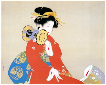 Uemura Shōen – Sound of the Tabor [from Uemura Shōen Exhibition on the 50th Anniversary of Her Death]