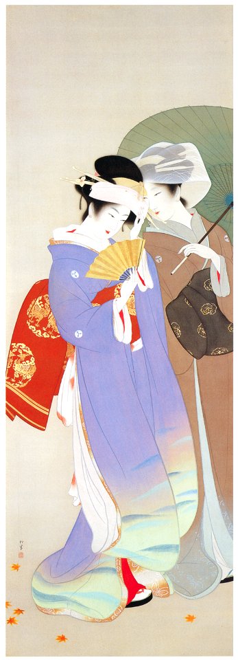 Uemura Shōen – Autumn Costumes [from Uemura Shōen Exhibition on the 50th Anniversary of Her Death]