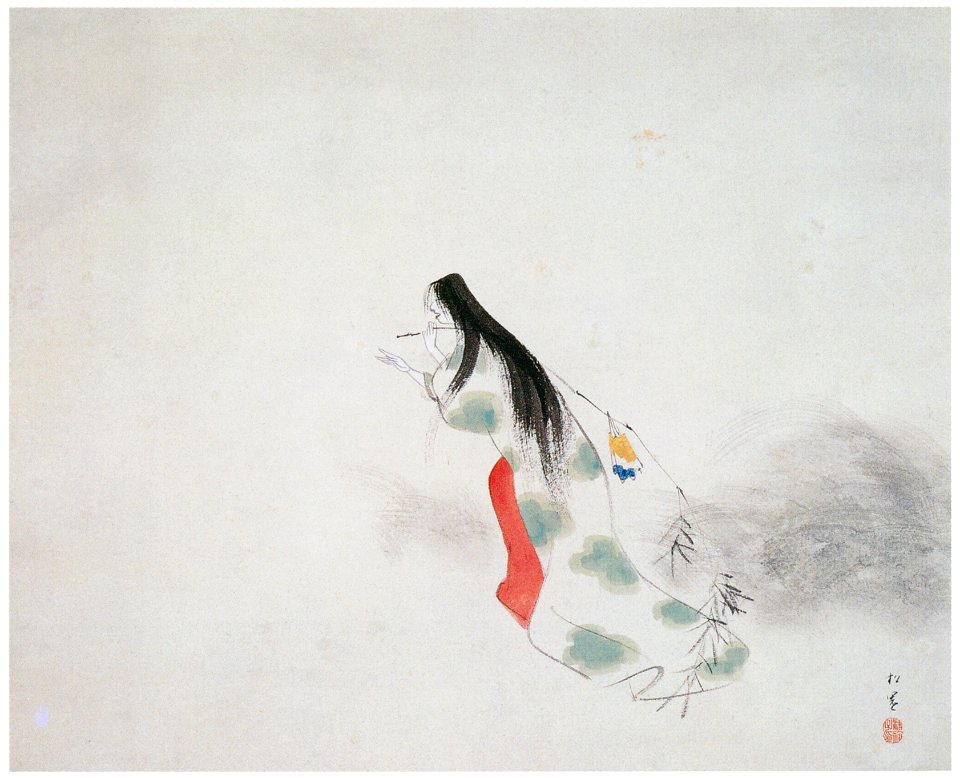 Uemura Shōen – Late Autumn [from Uemura Shōen Exhibition on the 50th Anniversary of Her Death]