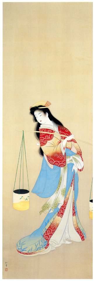 Uemura Shōen – The Dance of the Beach Maiden [from Uemura Shōen Exhibition on the 50th Anniversary of Her Death]