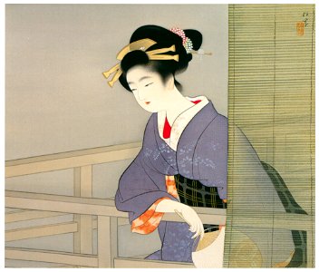 Uemura Shōen – Beautiful Woman from Kyoto [from Uemura Shōen Exhibition on the 50th Anniversary of Her Death]. Free illustration for personal and commercial use.