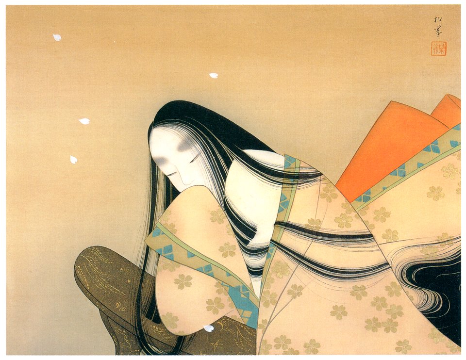 Uemura Shōen – Ono no Komachi [from Uemura Shōen Exhibition on the 50th Anniversary of Her Death]