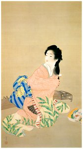 Uemura Shōen – Miyuki [from Uemura Shōen Exhibition on the 50th Anniversary of Her Death]. Free illustration for personal and commercial use.