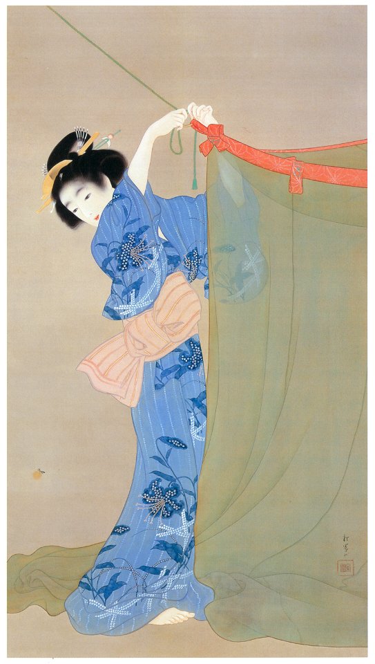Uemura Shōen – Firefly [from Uemura Shōen Exhibition on the 50th Anniversary of Her Death]
