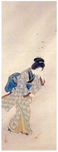 Uemura Shōen – Drizzling Rain [from Uemura Shōen Exhibition on the 50th Anniversary of Her Death]