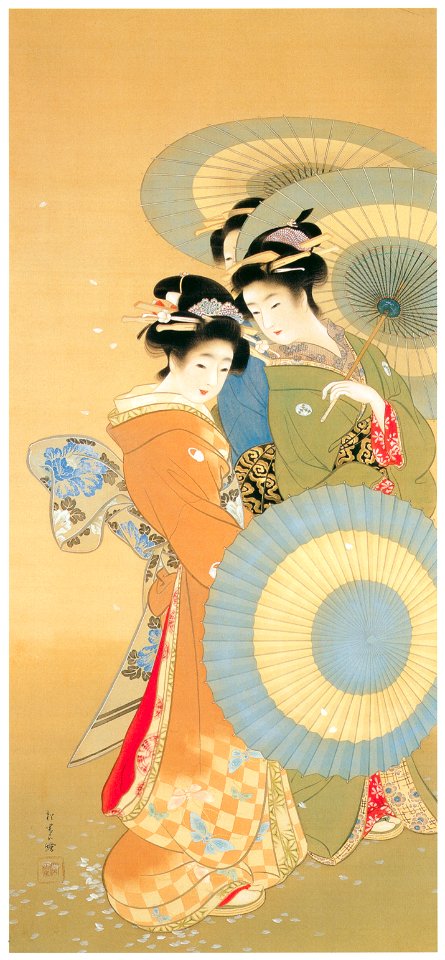 Uemura Shōen – Flower [from Uemura Shōen Exhibition on the 50th Anniversary of Her Death]. Free illustration for personal and commercial use.