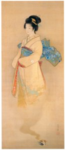 Uemura Shōen – Mirage [from Uemura Shōen Exhibition on the 50th Anniversary of Her Death]. Free illustration for personal and commercial use.