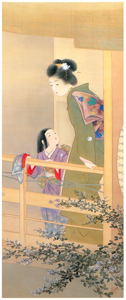 Uemura Shōen – Sisters [from Uemura Shōen Exhibition on the 50th Anniversary of Her Death]