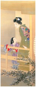 Uemura Shōen – Sisters [from Uemura Shōen Exhibition on the 50th Anniversary of Her Death]