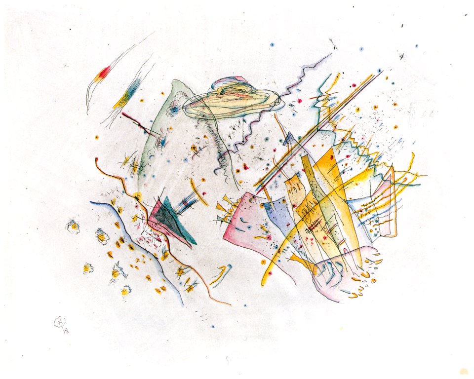 Wassily Kandinsky – Line-color Composition [from KANDINSKY]