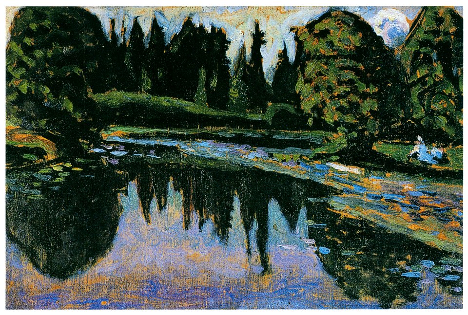Wassily Kandinsky – Summer River – Study [from KANDINSKY]