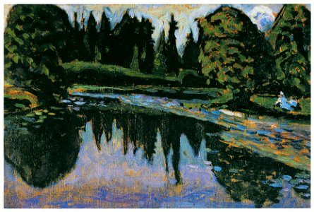 Wassily Kandinsky – Summer River – Study [from KANDINSKY]