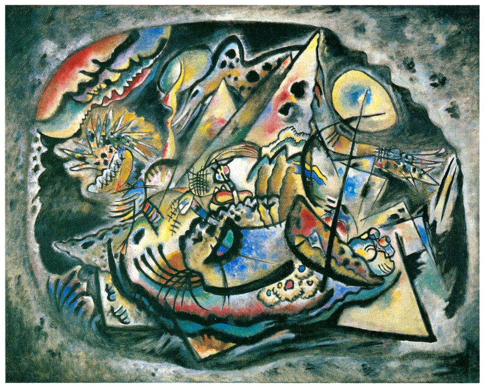 Wassily Kandinsky – Grey Oval [from KANDINSKY]