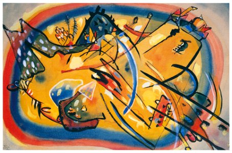 Wassily Kandinsky – Composition — Landscape [from KANDINSKY]