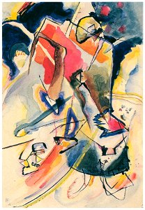 Wassily Kandinsky – Composition — Female Figure [from KANDINSKY]