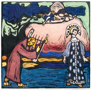 Wassily Kandinsky – Gusli Player [from KANDINSKY]