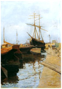 Wassily Kandinsky – Odessa — Port I [from KANDINSKY]