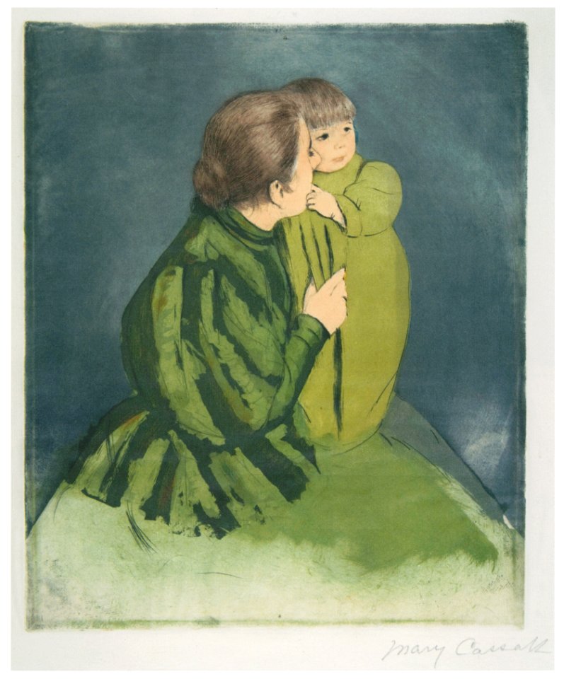 Mary Cassatt – Peasant Mother and Child [from Mary Cassatt Retrospective]