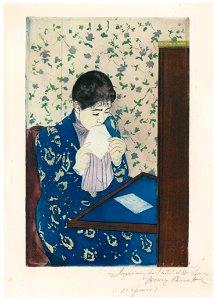 Mary Cassatt – The Letter [from Mary Cassatt Retrospective]