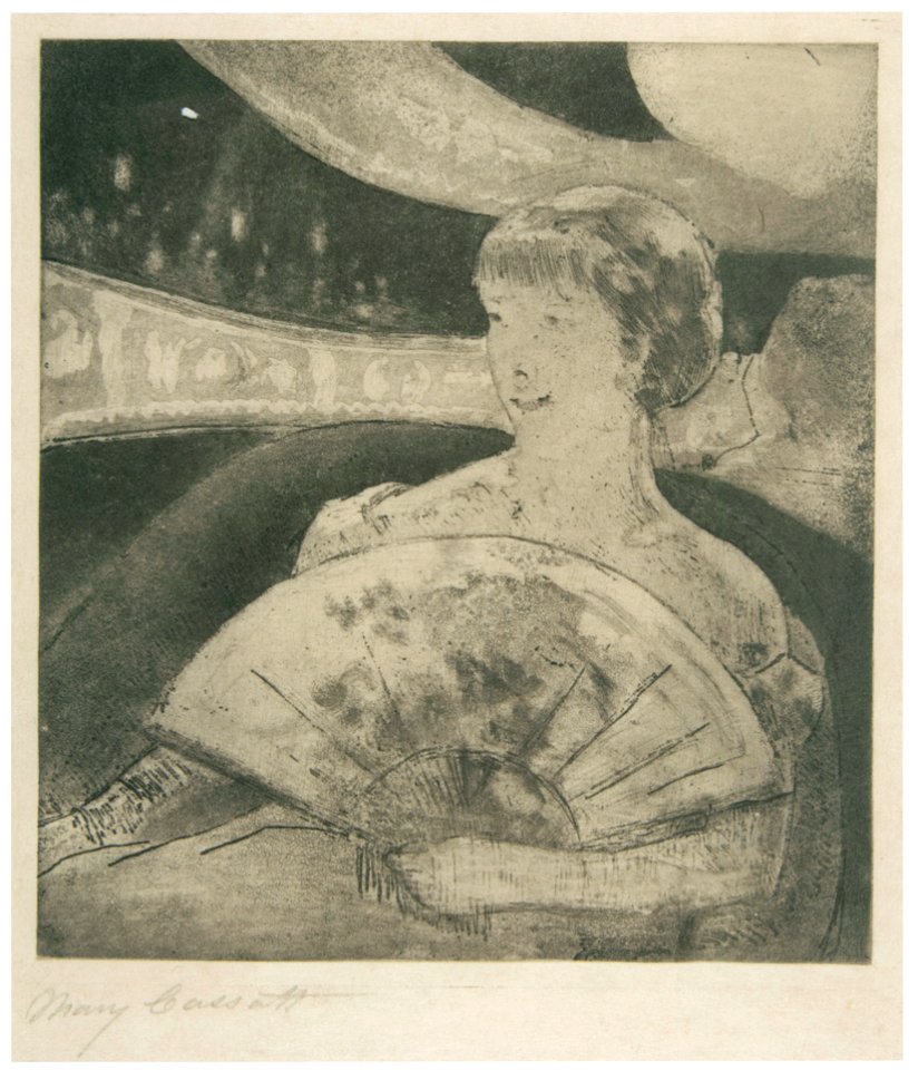 Mary Cassatt – In the Opera Box (No.3) [from Mary Cassatt Retrospective]