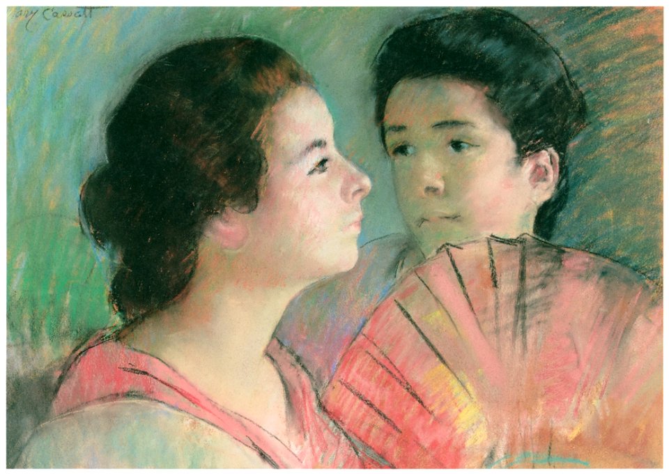 Mary Cassatt – Two Sisters [from Mary Cassatt Retrospective]
